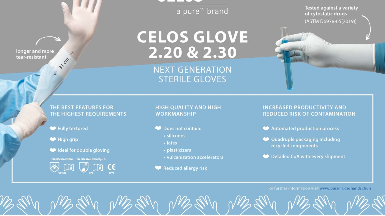 CELOS GLOVE 2.20 & 2.30 Flyer EN